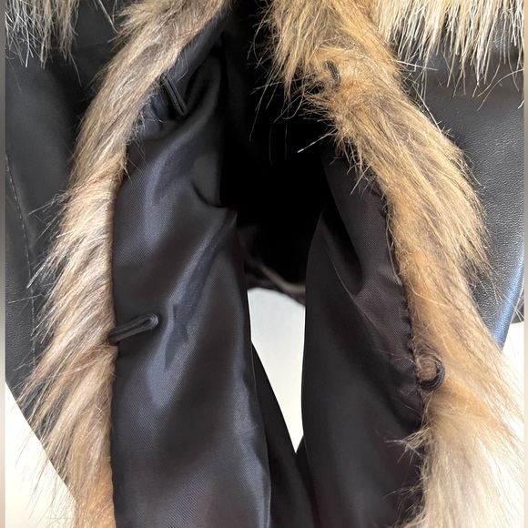 Raccoon Fur & Pleather Jacket - Picture 7 of 7